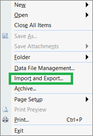 export outlook 2010 for mac to pst